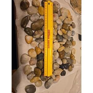 Smooth River Rocks 5 Pounds Decorative Ornamental Stones